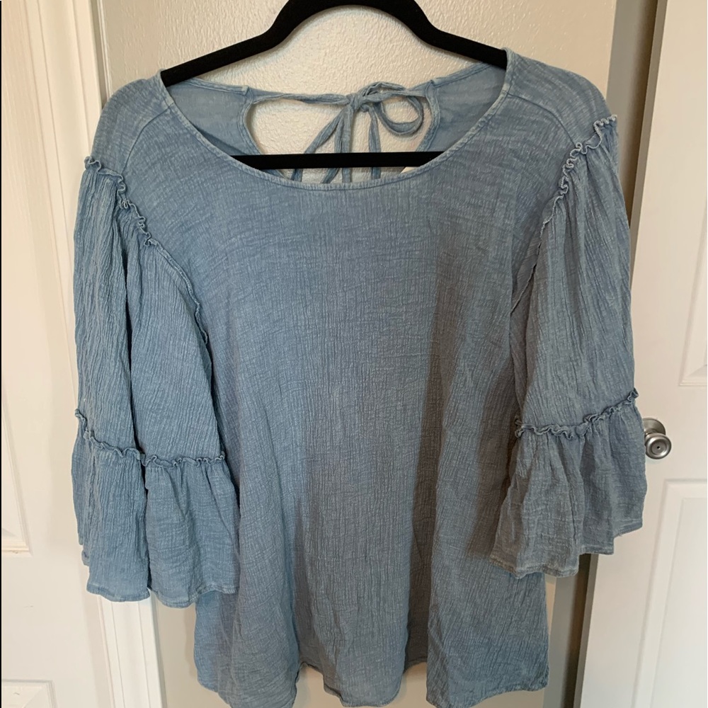 Altar’d State Tie Back Blouse